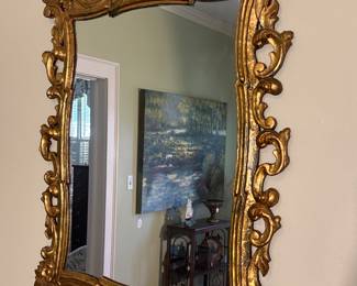 Gold Leaf Wood Mirror 34 x 48