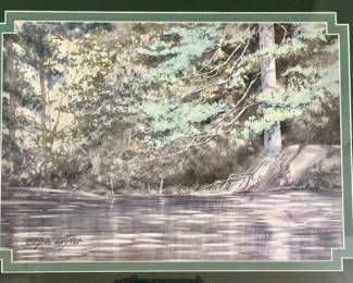 Ralph Taylor Watercolor 21X 17