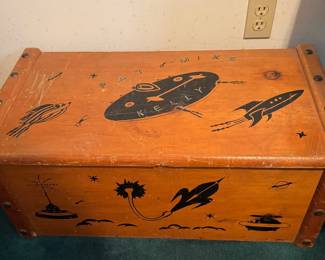 Vintage toy box