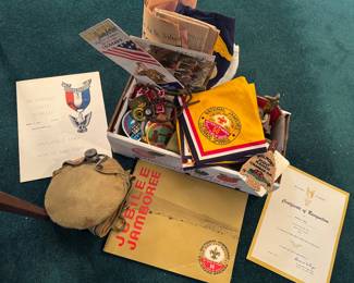 Eagle Scout/Boy Scout memorabilia 
