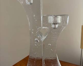 Vintage Kosta Boda "Connect" Candlesticks