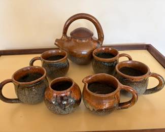 Stoneware Tea Set