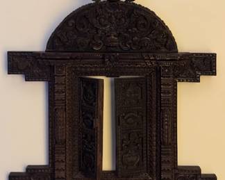 Carved Wooden Window (Nepal)
