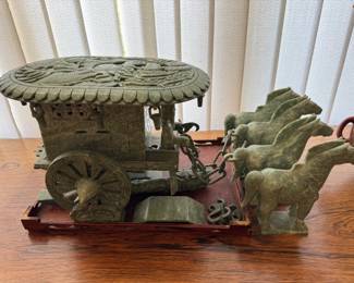 Jade Wagon Sculpture (China)