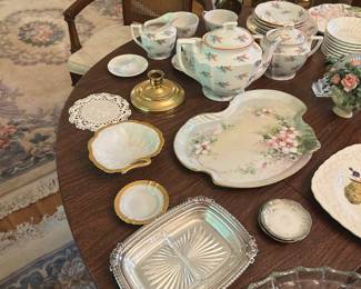 Various China and porcelain items located in dining room 