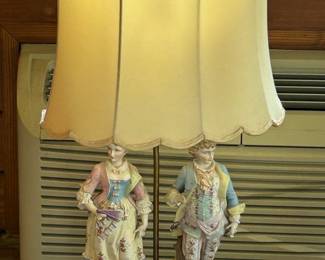 Vintage lamp located in Sunroom