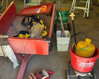 Craftsman Chainsaw ,Lawn Cart , Yard Spreaders