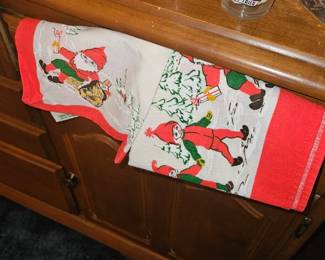 Christmas linens