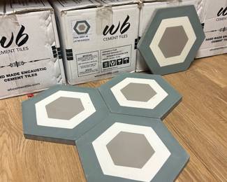 3/4 inch thick concrete tiles 95 square feet 