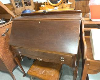 Walnut drop secretary