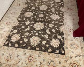 One of three Turkishh area rugs