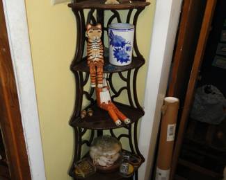 Shelf with bric-a-brac