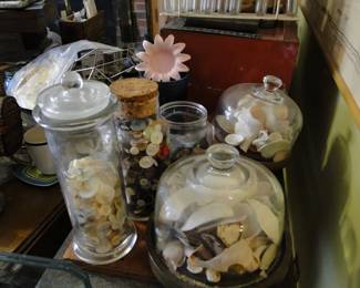 Jars of buttons