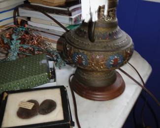Cloisonne lamp