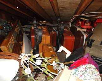 Old suitcases and more