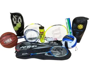 Pickleball, Tennis, Badminton, Volleyball, Basketball