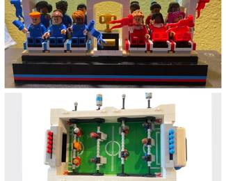 Rare Discontinued Foosball Lego Set With Cheering Section