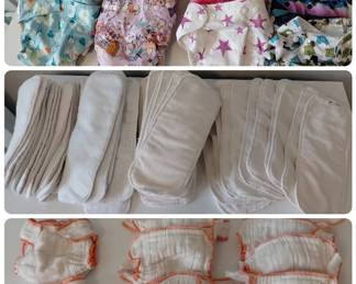 Pocket Cloth Diaper Covers With Inserts