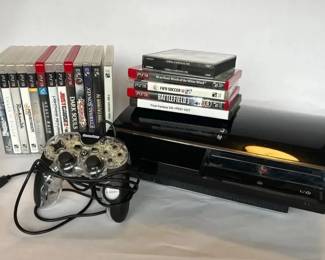 PlayStation 3 with Controller and Games