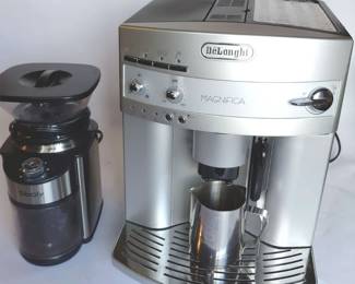 DeLonghi Magnifica Espresso Machine, Sboly Coffee Grinder