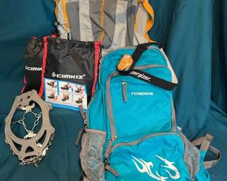 Hiking Gear CIMKIZ Crampons Alps Mountaineering Backpack