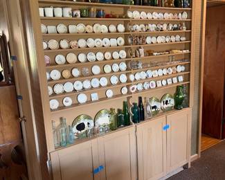 A lifetime collection of butter  pats 