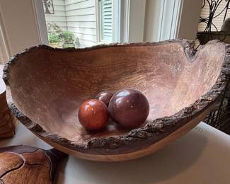 Handcrafted Maple Live Edge Bowl by Keegan Watson