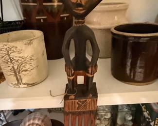 Ashanti Akua'ba Figural Comb