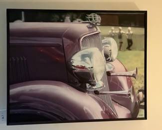 Original Painting of Classic Car by Bill Myers, 1999