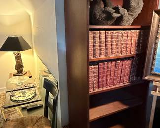 Set of Antique Charles Dickens Leather-Bound Books