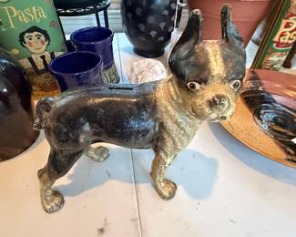 Cast Iron Boston Terrier "Doorstop"