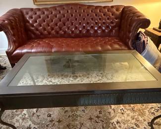 Chesterfield Leather Sofa