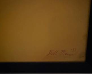 Bill Meyer "Reflection" Automotive Art Print