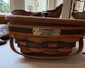 Longaberger Christmas Collection 1993 Edition Bayberry Basket