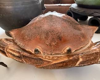 Ceramic Crab Sculpture
