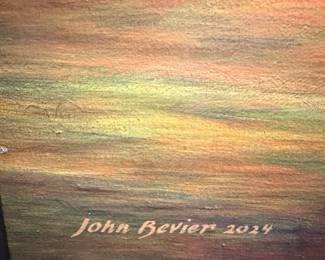 John Bevier "Autumn Light" Landscape Painting