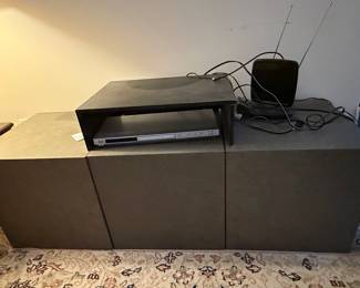 JVC DVD Player and Modular Media Console