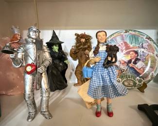 Franklin Mint The Wizard of Oz Collection Figures and Decorative Plate