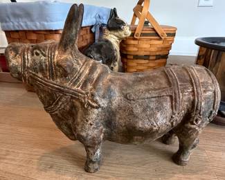 Cast Iron Donkey Doorstop
