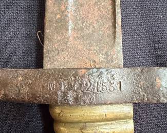 French M1866 Chassepot Yataghan Sword Bayonet