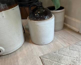 Two-Tone Stoneware Jug