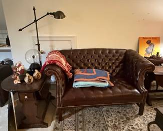 Chesterfield Leather Sofa