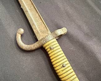 French M1866 Chassepot Yataghan Sword Bayonet