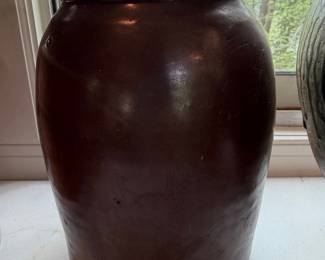 Stoneware Crock Jar