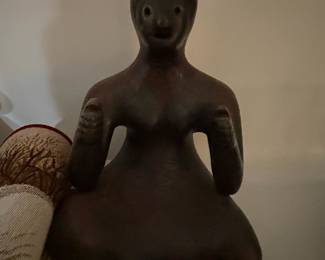 Terracotta Figurine of a Seated Woman - Tlatilco Style