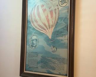 Jack Daniel's Balloon Ascent Advertisement Poster