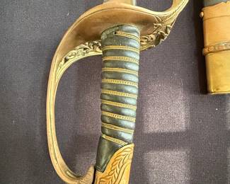 Indian "Iron Proof" Officer's Sword with Scabbard - Possibly Horstmann