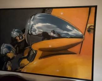 Bill Meyer "Reflection" Automotive Art Print