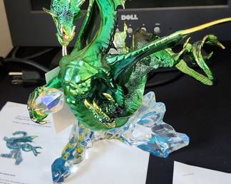 The Franklin Mint Dragons by Michael Whelan - Dragon Guardian of the Raging Waters