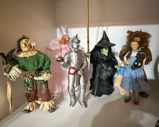 Wizard of Oz Character Dolls Set - 1988